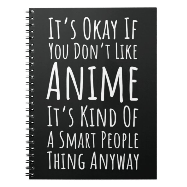 Cool Funny Anime Lover Gifts Japan Japanese Humor Anteckningsbok (Framsidan)