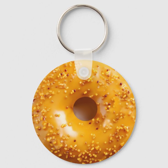 Cool Funny Bagel Them Promotional  Nyckelring (Framsida)
