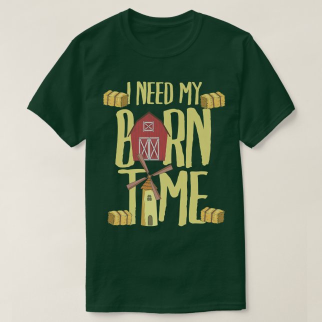 Cool Funny Farmer Farming Barner Jokes Puns Saying T Shirt (Design framsida)