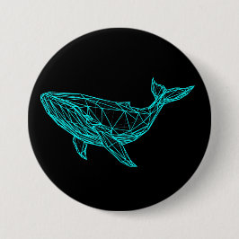 Cool Gamer Whale Button Knapp