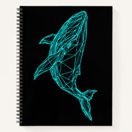 Cool Gamer Whale Deluxe Spiral Notebook