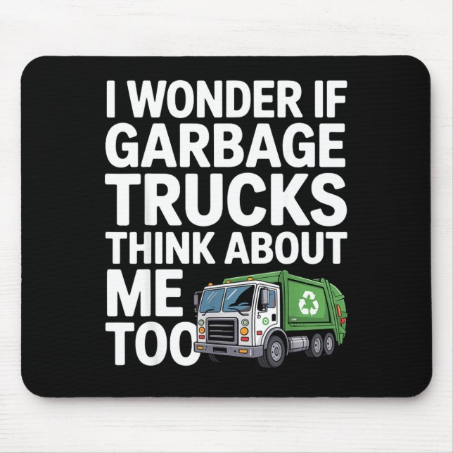Cool Garbage Truck Design For Men Women Trash Garb Musmatta (Framsidan)