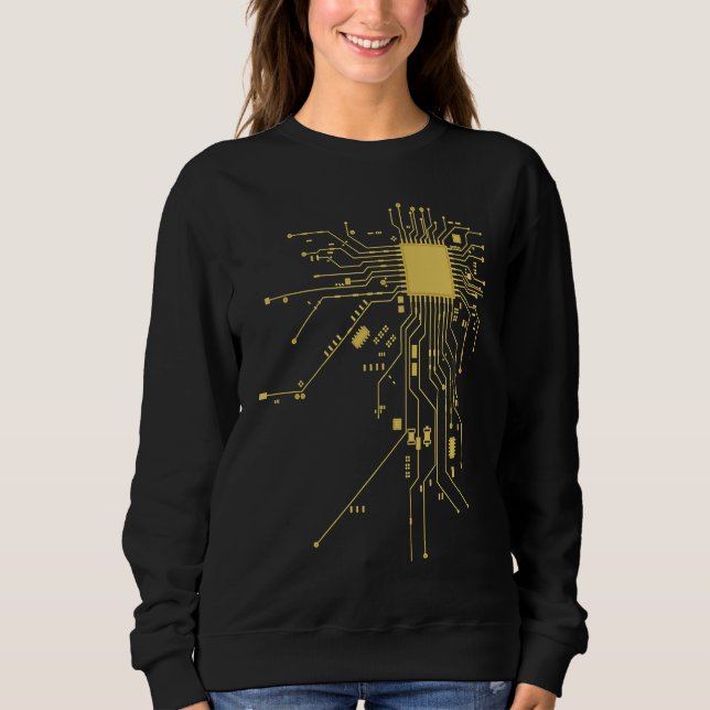 Cool Geek CPU T Shirt (Framsida)