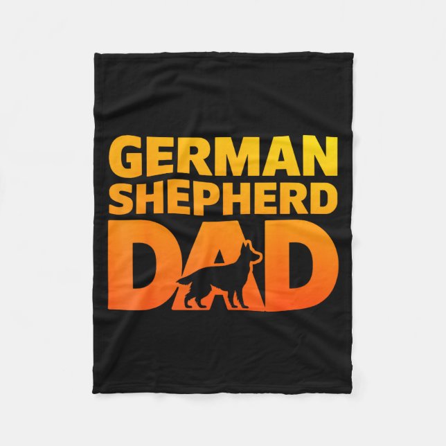Cool German Shepherd Design For Men Boys Dog Lover Fleecefilt (Framsidan)