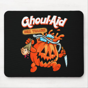 Cool Ghoul-hjälp Rolig Ghoul-pumpa Söt Meme Hallå Musmatta
