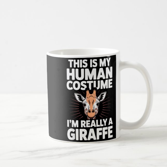 Cool Giraffe Art For Men Women Kids Toddler Giraff Kaffemugg (Höger)