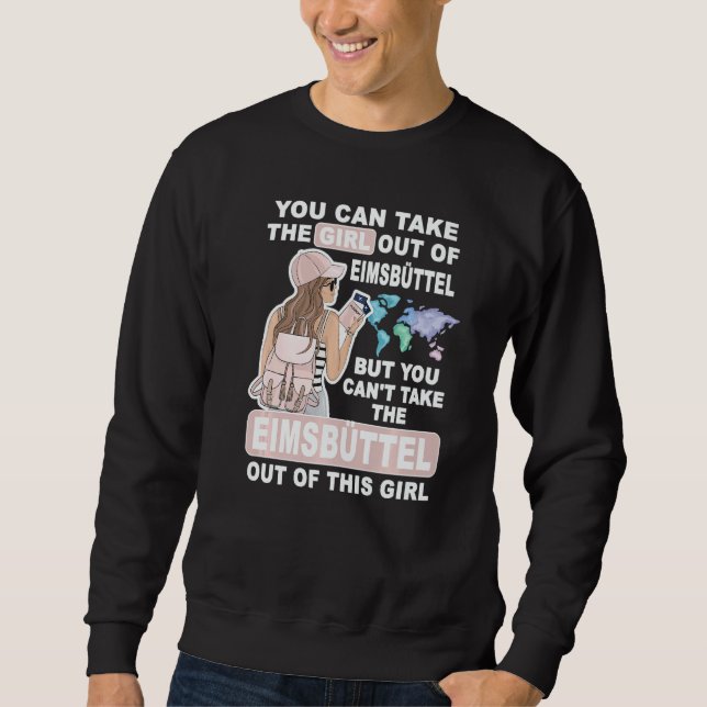 Cool Girl from Eimsbüttel City Proud Eimsbüttel Gi Lång Ärmad Tröja (Framsida)
