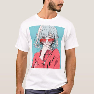 COOL GIRL T-shirt｜寿司娘 Tシャツ GenerativeaI T Shirt