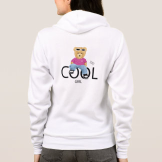 Cool Girl Teddy Hoodie – Sött Stil T Shirt