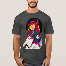 Cool Girl Vaporwave Modern Style T Shirt