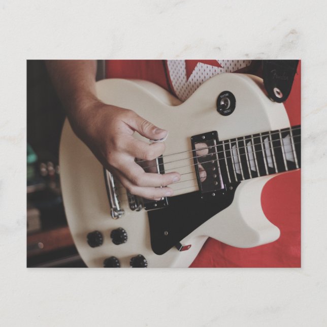 Cool Gitarr Vykort (Framsida)