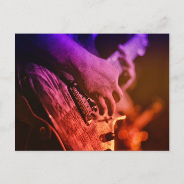 Cool Gitarr Vykort (Framsida)