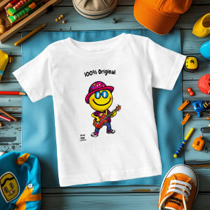 Cool Gitarrist Emoji – Rolig och Livfull Helkropp  T Shirt