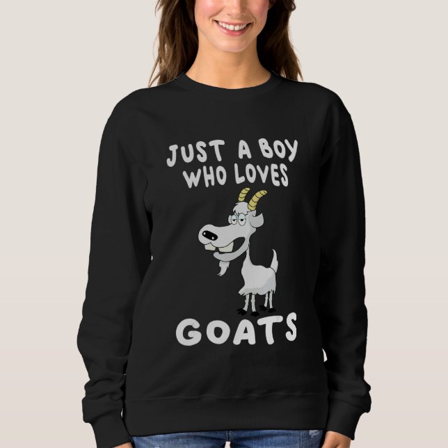 Cool Goat For Boys Kids Goat Farmer Farming  7 T Shirt (Framsida)