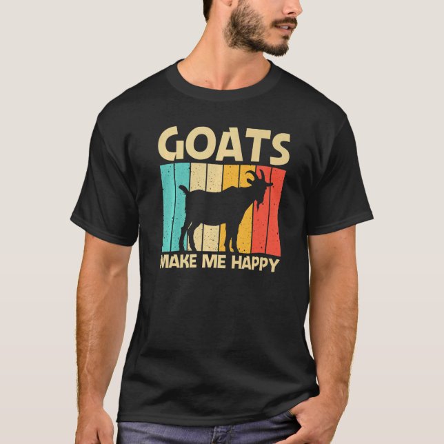 Cool Goat For Men Women Goat Farmer Farming T Shirt (Framsida)