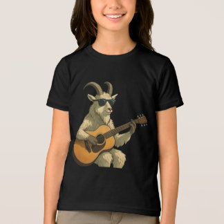 Cool Goat med solglasögon T-shirt – Rolig Chill An