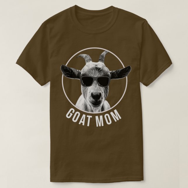 Cool Goat Pun for a Goat Mom  T Shirt (Design framsida)