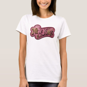 Cool Gold NEW YORK Skjorta Design T Shirt