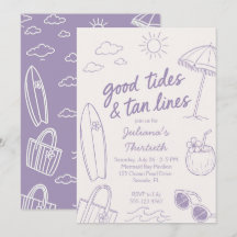 Cool Good Tides & Tan Lines Strandfirande