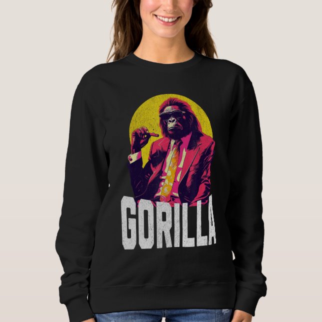 Cool Gorilla And Suit Awaken Your Strength and Con T Shirt (Framsida)