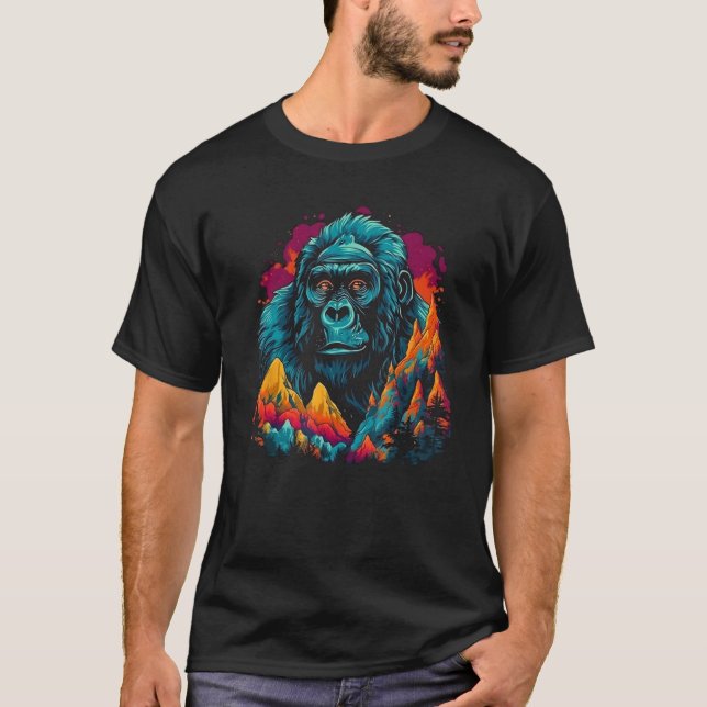 Cool gorilla t shirt (Framsida)