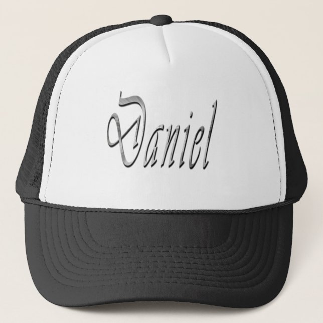 Cool Grå Tvåtons Daniel Namn, Keps (Framsida)