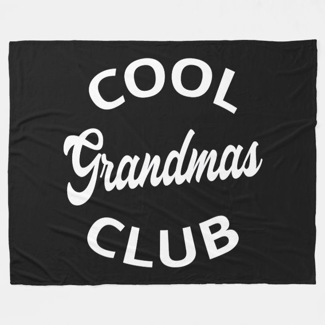 Cool Grandmas Club I Fleecefilt (Framsidan (Horisontell))