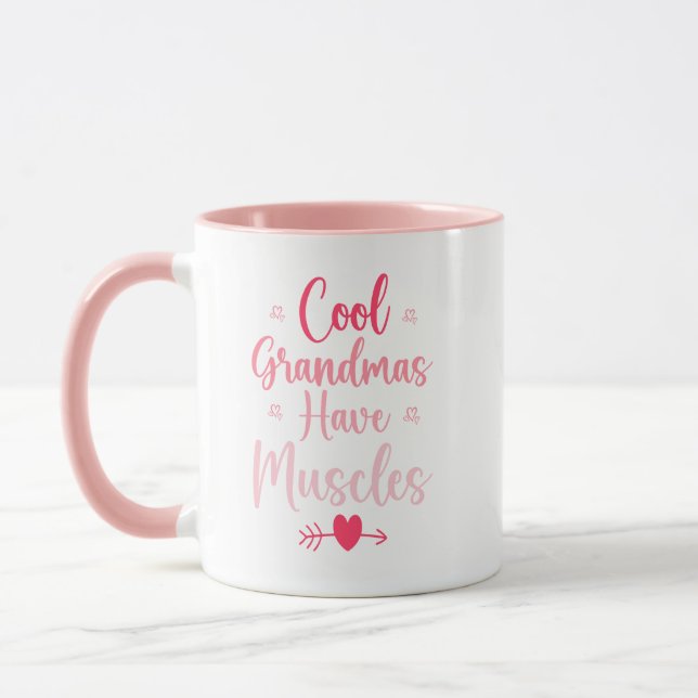 Cool Grandmas Have Muscles  Mugg (Vänster)