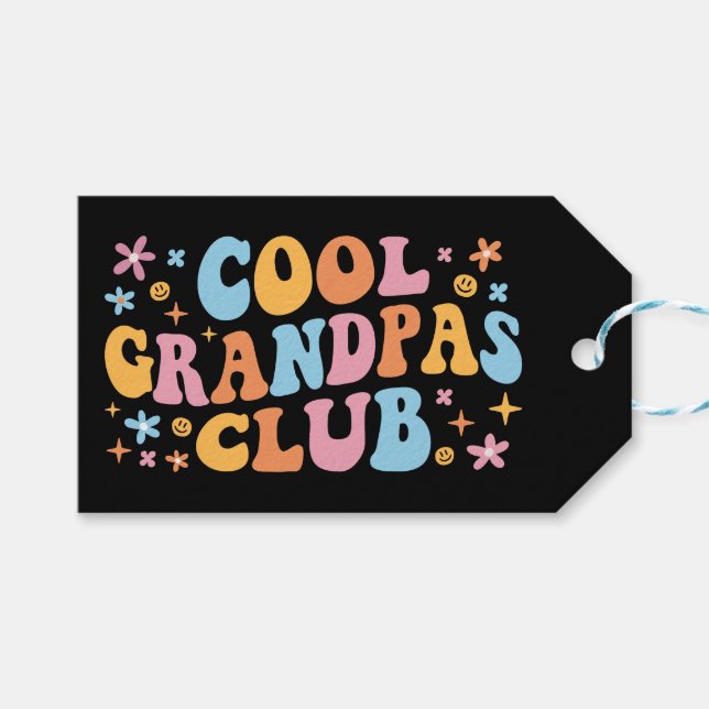 Cool Grandpas Club III Presentetikett (Framsidan (Horisontell))
