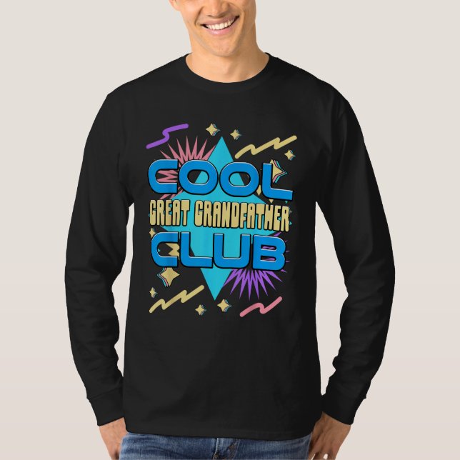 Cool Great Grandfather Club  Great Grandfather Hum T Shirt (Framsida)