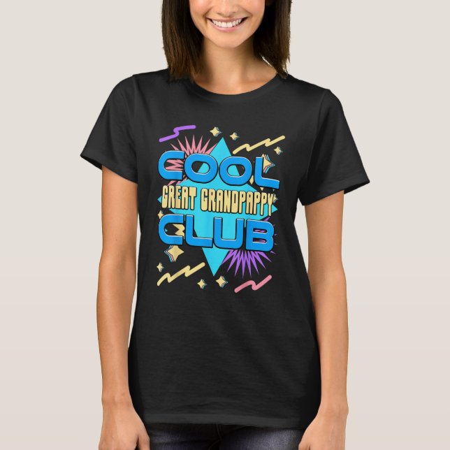 Cool Great Grandpappy Club  Great Grandpappy Humor T Shirt (Framsida)