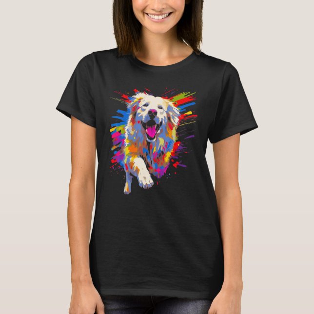 Cool Great Pyrenees Dog T Shirt (Framsida)