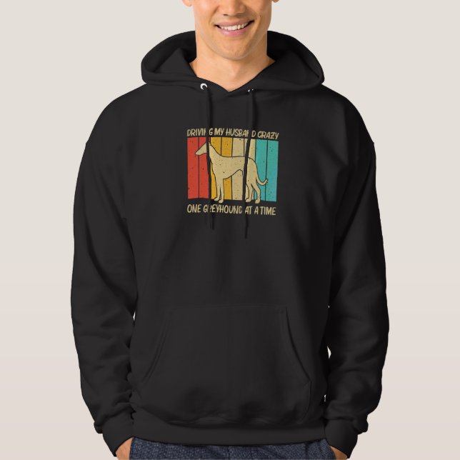 Cool Greyhound För Kvinnor Mamma Sighthound Husdju Hoodie (Framsida)