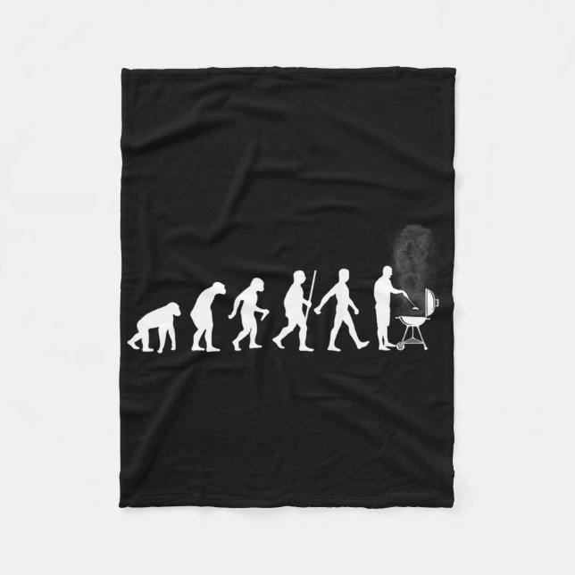 Cool Grilling For Men Women Bbq Grill Byrbeque Mea Fleecefilt (Framsidan)