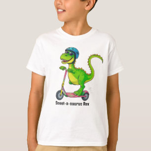 Cool Grön Dinosaurie T Shirt