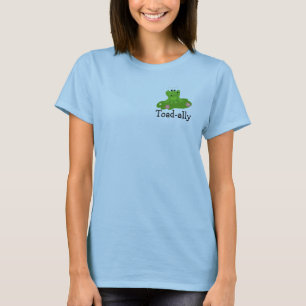 Cool Grön Groda med talesätt T-shirt