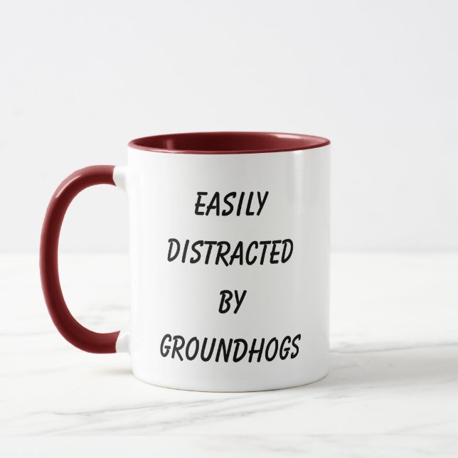 Cool Groundhog Day Murmeldjur | Rolig Februari Mugg (Vänster)