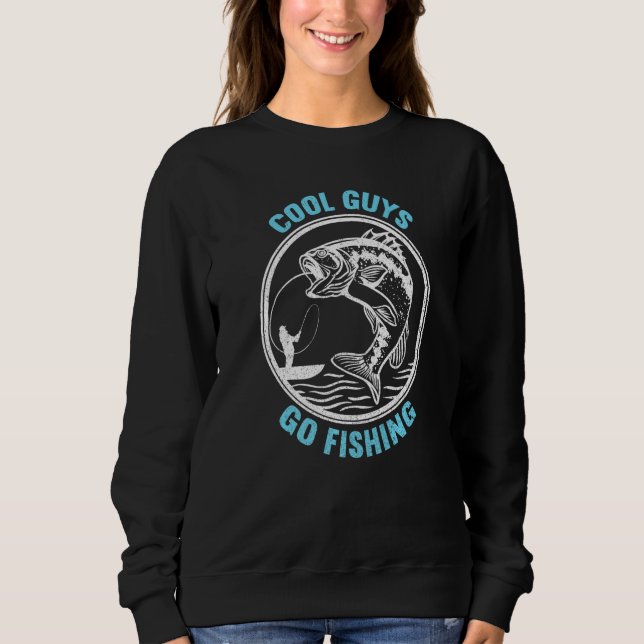 Cool Guys Go Fishing  Fishing Ideas Funny Fishing  T Shirt (Framsida)