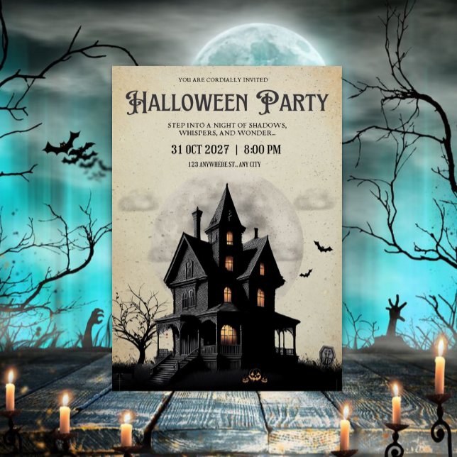 Cool Halloween Party Inbjudningar (Skapare uppladdad)