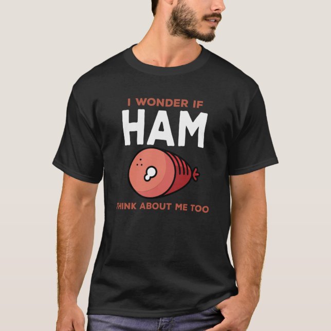 Cool Ham Outfit Love Pork Meat T Shirt (Framsida)