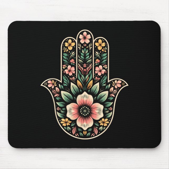 Cool Hamsa Khamsa Symbol In Floral Art Style Chris Musmatta (Framsidan)