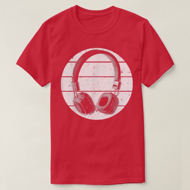 Cool Headphones For Men Women Musician Edm Music P T Shirt (Design framsida)