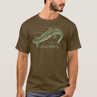 Cool Hellbender Salamander Graphic T Shirt