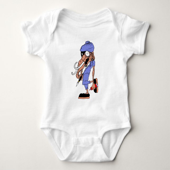 Cool hip hop konstnär cartoo t shirt (Framsida)
