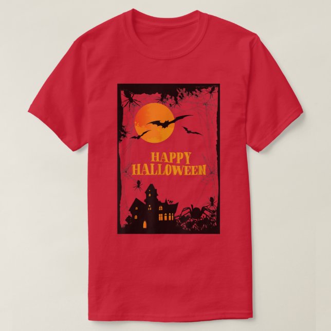 Cool Horror Gothic House Halloween Party Costume M T Shirt (Design framsida)