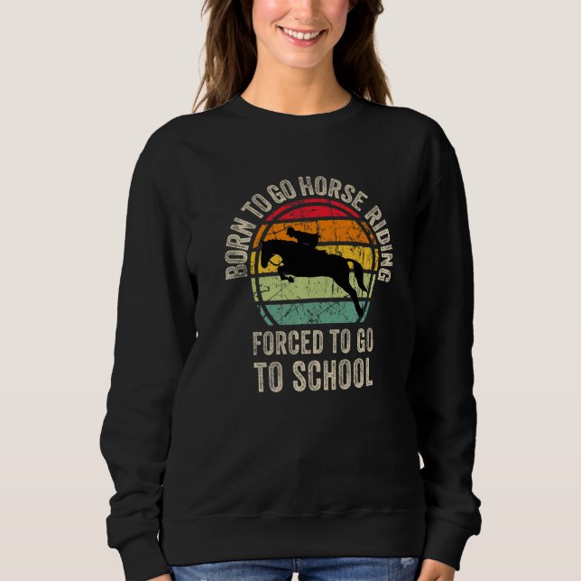 Cool Horse riding Graphic for Son Equestrianism Pr T Shirt (Framsida)