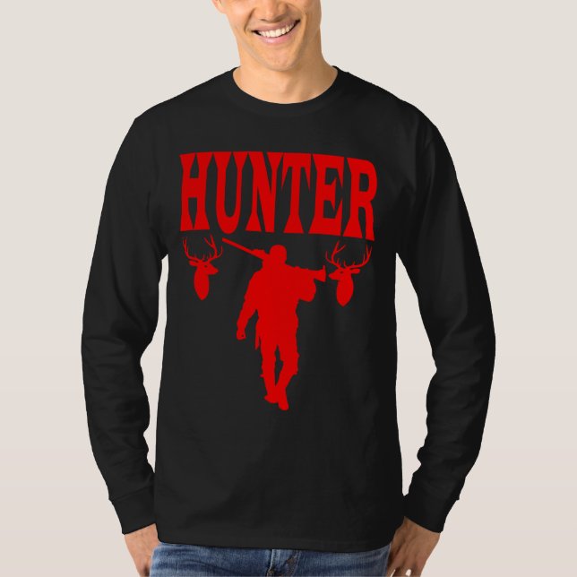 Cool hunter design ideal for people who hunt. t shirt (Framsida)