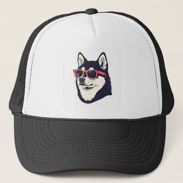 Cool HuskySkräddarsydd skumtröja för lastbilschauf Keps (Framsida)