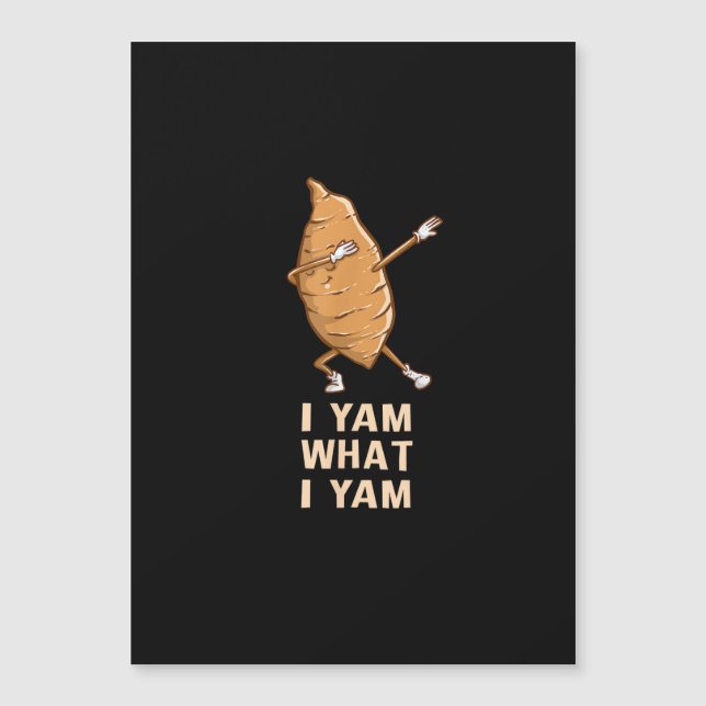 Cool I Yam Vad I Yam - Rolig Dabbing Fan Dansare  (Framsida)