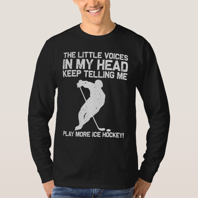 Cool Ice Hockey For Men Women Goalie Hockey  Playe T Shirt (Framsida)